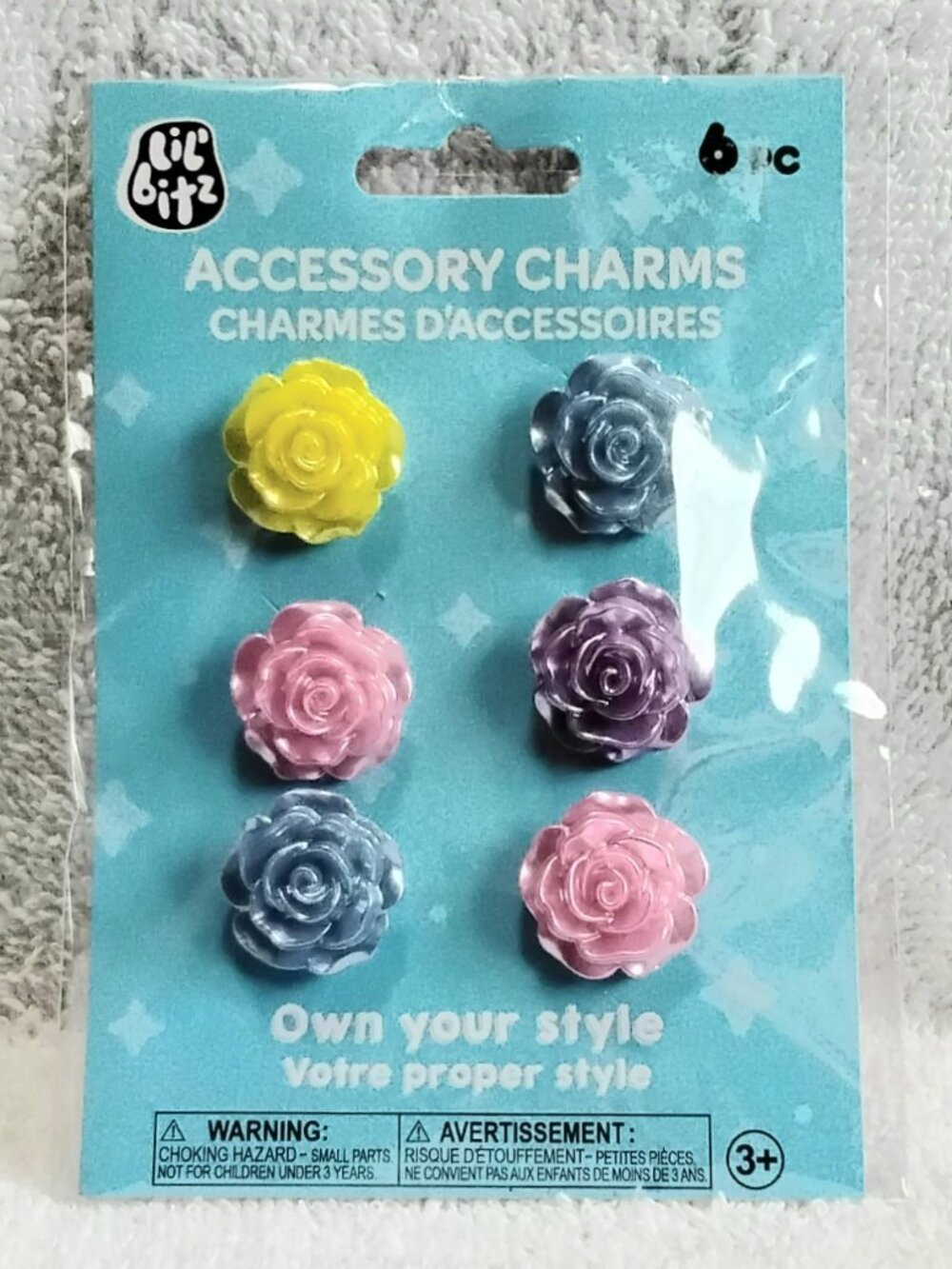 Sealed 3/$25 Set of 6 Themed Own Your Style Croc Charms by Lil' Bitz Modifi!!